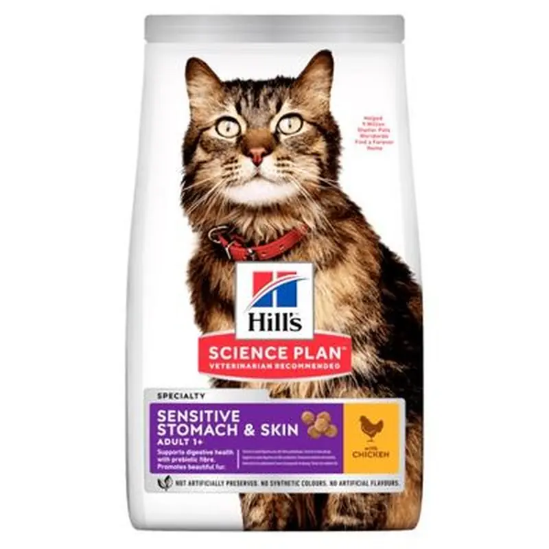 Hill's Science Plan Adult Sensitive Stomach & Skin Chicken - Economy Pack: 2 x 7kg