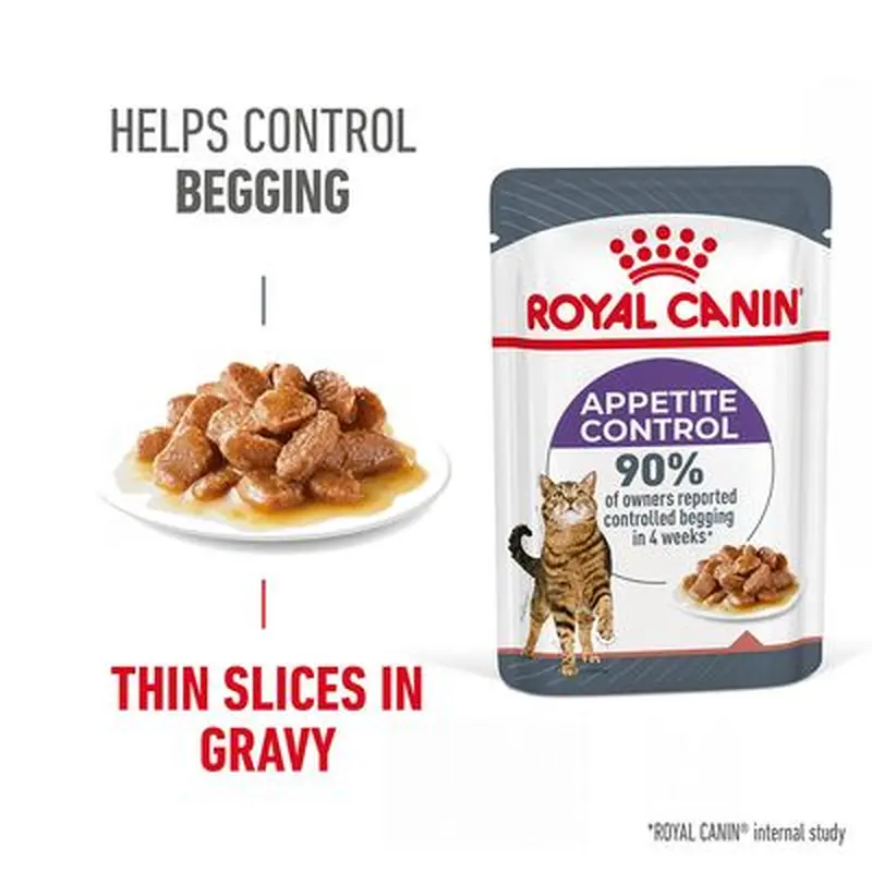 Royal Canin Appetite Control Care in Gravy - Saver Pack: 24 x 85g