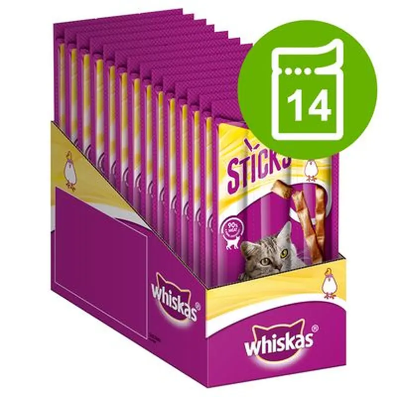 Whiskas Sticks 14 x 36g - Rich in Chicken