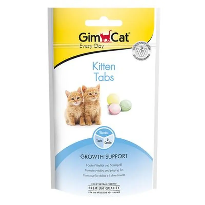 GimCat Kitten Tabs - Saver Pack: 3 x 40g