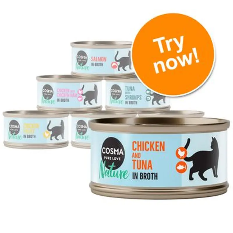 Cosma Nature Mixed Trial Pack - 6 x 280g Mix 1 (6 Varieties)