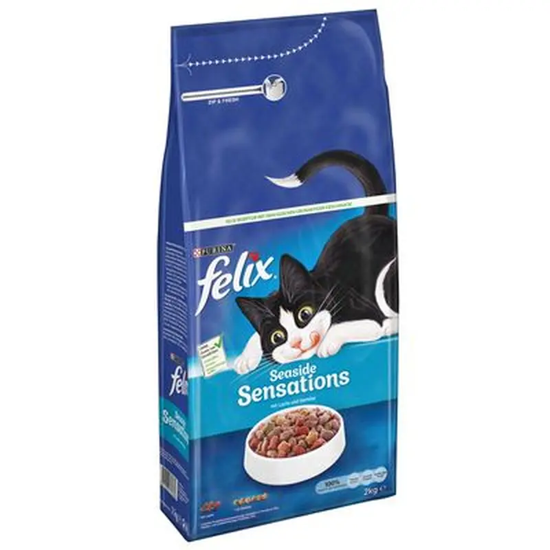 Felix Ocean Sensations Dry Cat Food with Salmon - 2kg