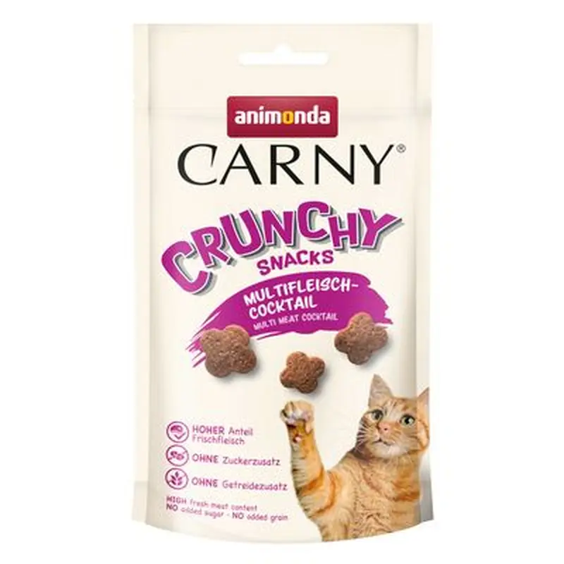 animonda Carny Adult Crunchy - Saver Pack: Multi-Meat Cocktail (10 x 50g)