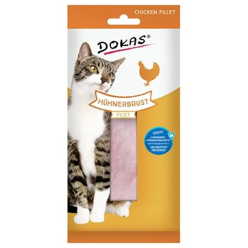Dokas Chew Snack Chicken Breast Fillet - Saver Pack: 2 x 22g