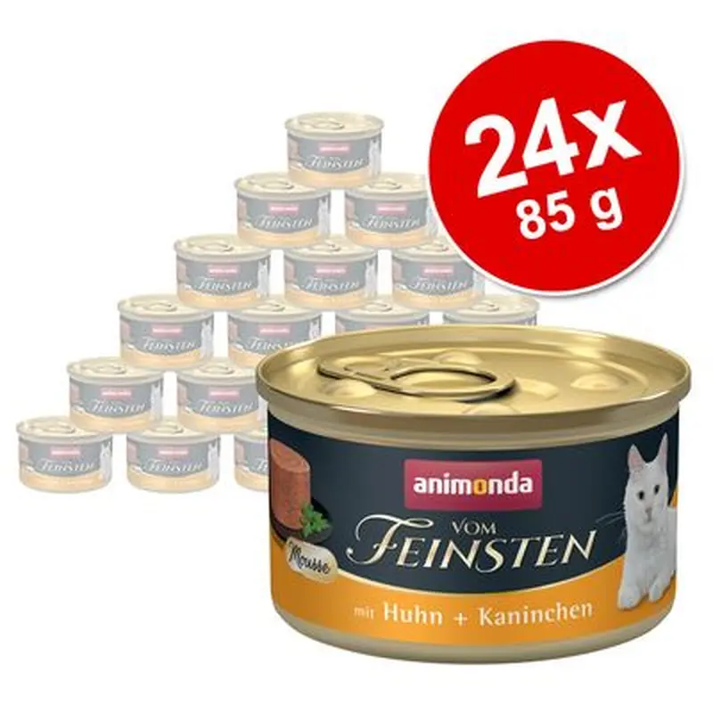 animonda Vom Feinsten Saver Pack 24 x 85g - Salmon & Poultry
