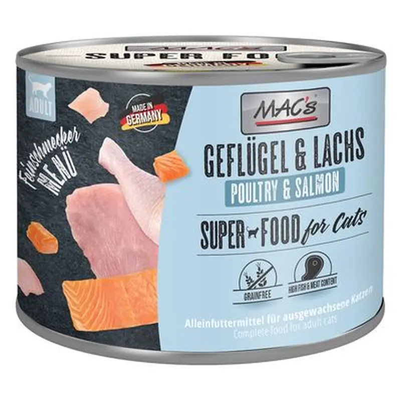 MAC's Cat Gourmet 6 x 200g - Lamb & Poultry