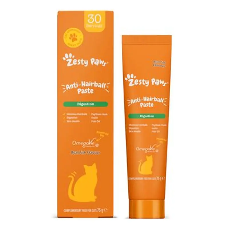 Zesty Paws Cat Anti-Hairball Paste - 75g