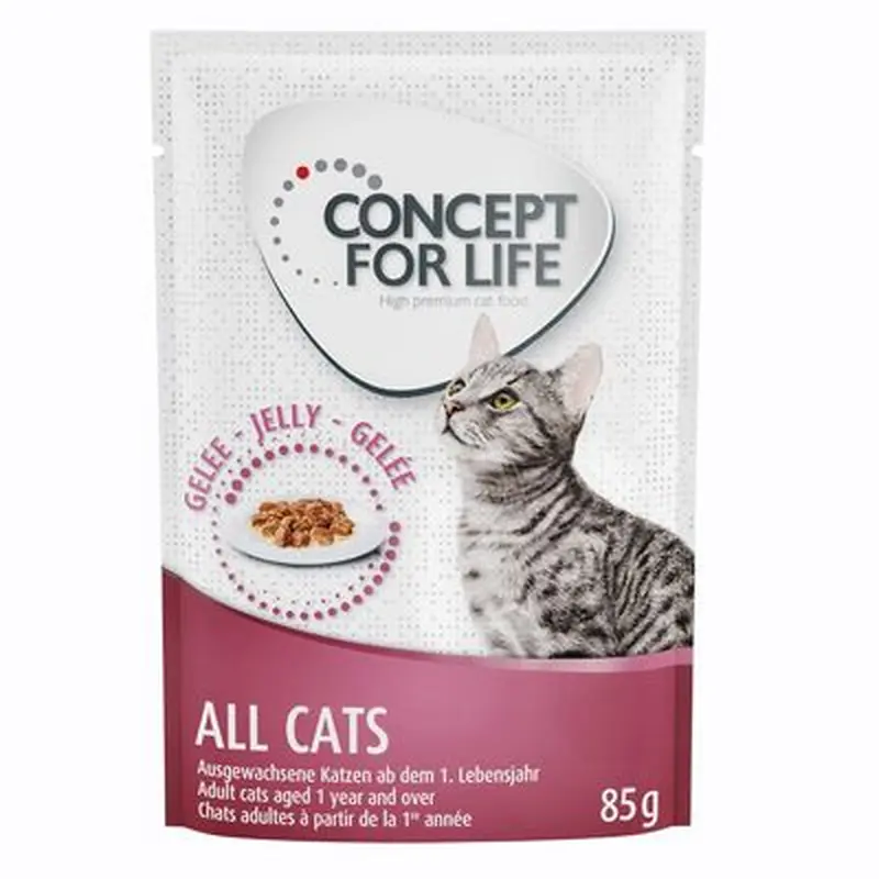 Concept for Life All Cats  in Jelly - 12 x 85g