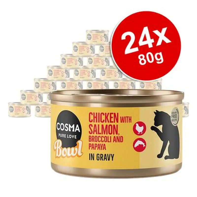 Cosma Bowl Saver Pack 24 x 80g - Chicken Breast