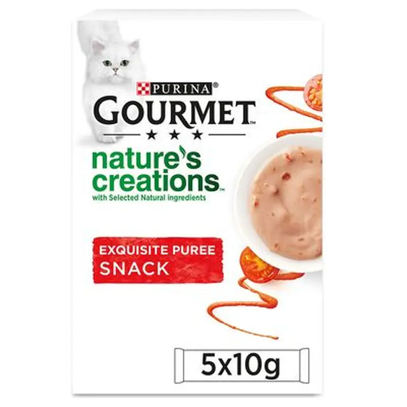 Gourmet Nature's Creations Snack 5 x 10 g - Salmon and carrots