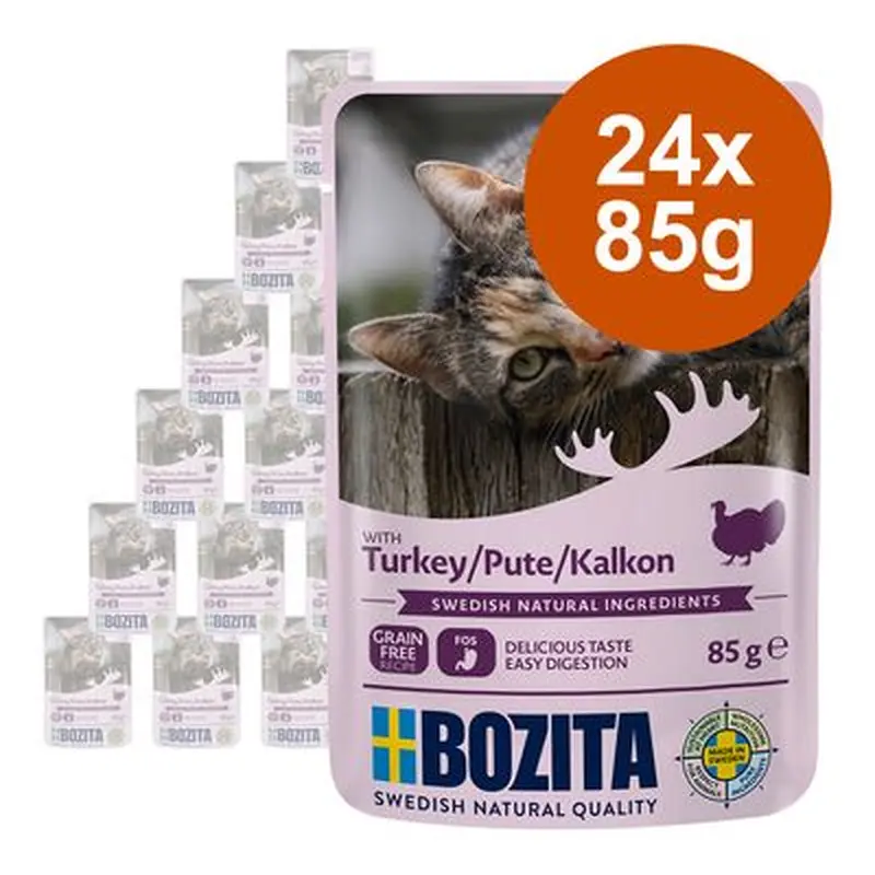 Bozita Chunks in Sauce Pouches Saver Packs 24 x 85g - Herring