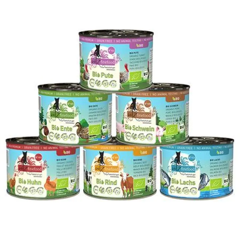catz finefood Organic Mixed Trial Packs - Mixed Trial Pack: 6 Varieties (6 x 200g)