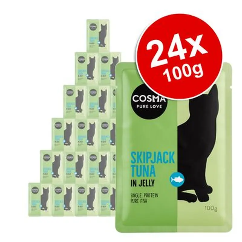 Cosma Original Pouches in Jelly Saver Pack 24 x 100g - Chicken Breast