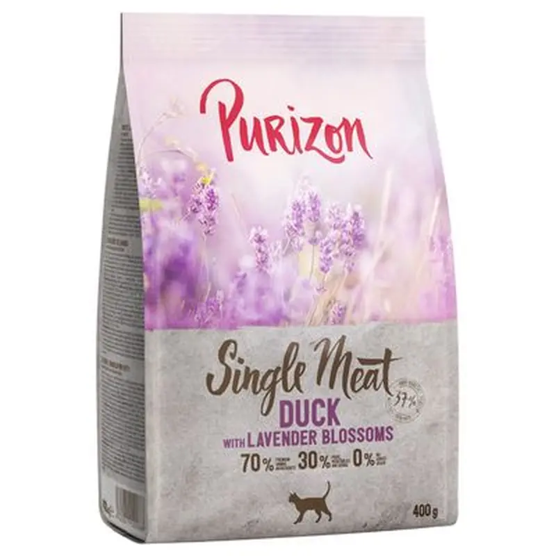Purizon Single Meat Duck with Lavender Blossoms - 400g
