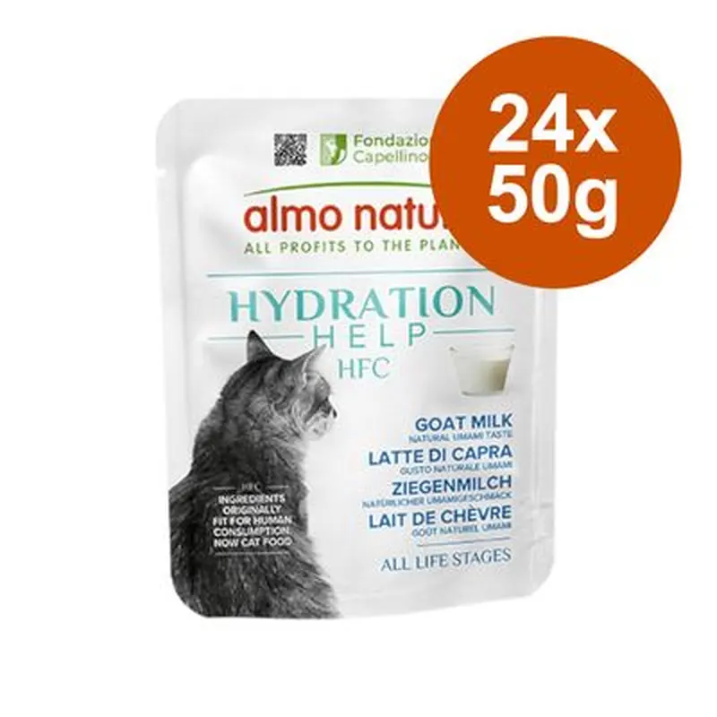 Almo Nature HFC Hydration Help Saver Pack 24 x 50g - Tuna Broth with Tuna Fillet
