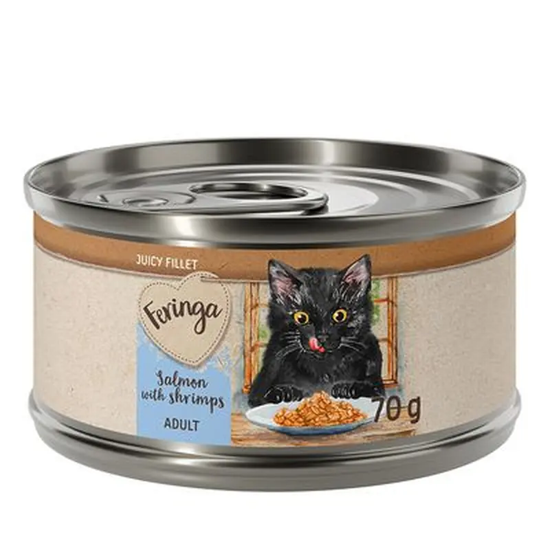 Feringa Juicy Fillet 12 x 70g - Salmon with Shrimps (12 x 70g)
