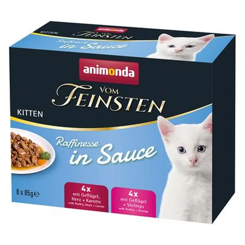 animonda vom Feinsten Kitten Raffinesse in Sauce Mixed Pack - 24 x 85g