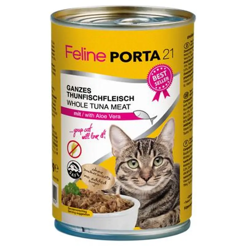 Feline Porta 21 Saver Pack 12 x 400g - Chicken with Aloe Vera