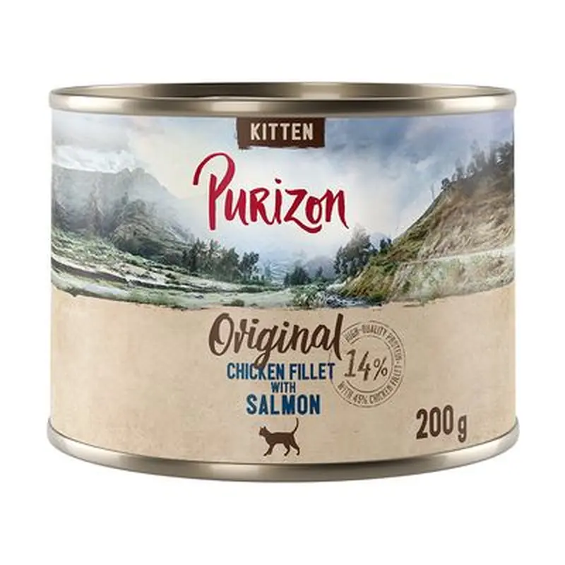 Purizon Kitten Grain-Free 6 x 200g - Chicken Fillet with Salmon
