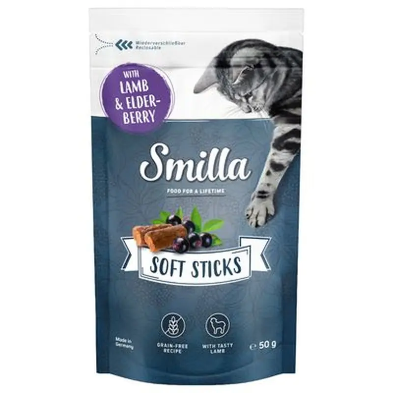Smilla Soft Sticks Lamb & Elderberry - 50g