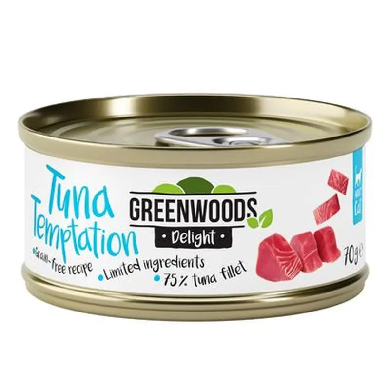 Greenwoods Delight Tuna Fillet - Saver Pack: 48 x 70g