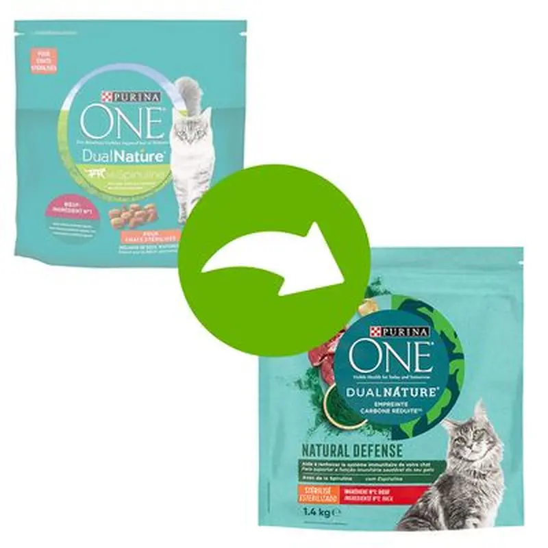 PURINA ONE Dual Nature Sterilised - Beef with Spirulina - 1.4kg