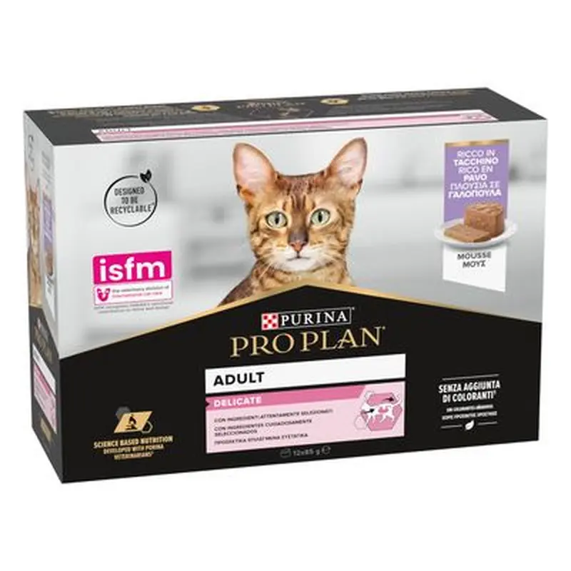 PURINA PRO PLAN Delicate - Saver Pack: Turkey Mousse (24 x 85g)