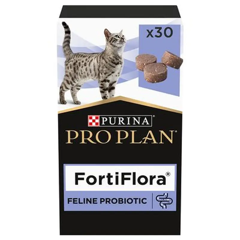 Purina Pro Plan Fortiflora Feline Probiotic Chew Cubes - 15g (30 Cubes)