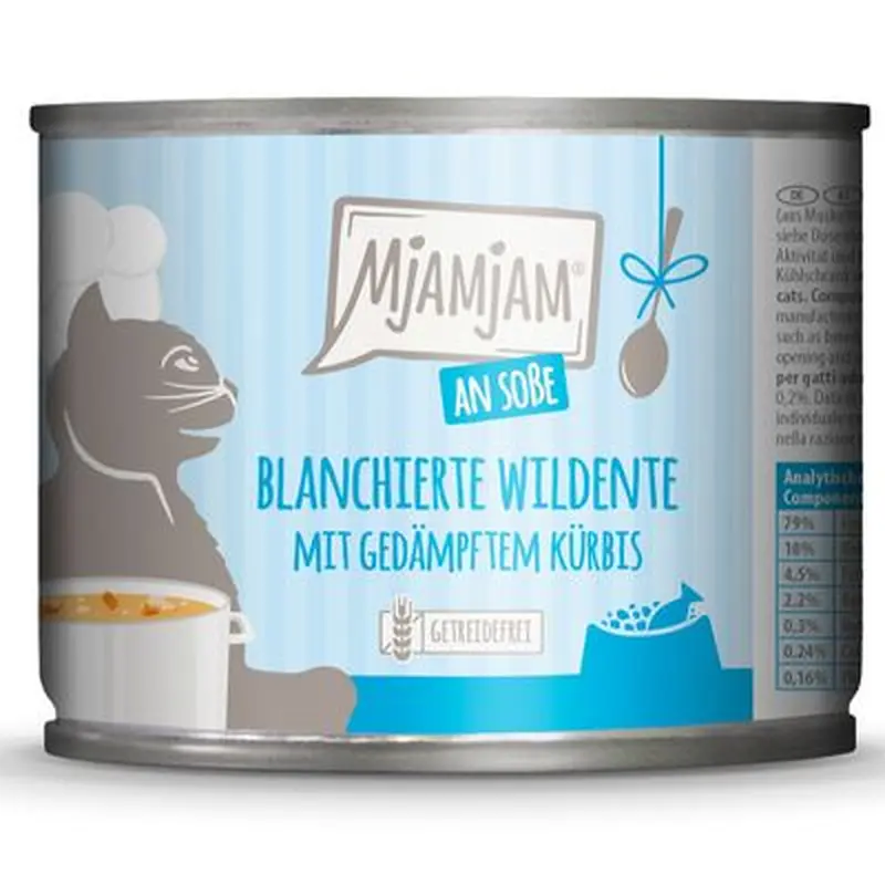 MjAMjAM in Sauce 6 x 185g - Wild Duck with Steamed Squash