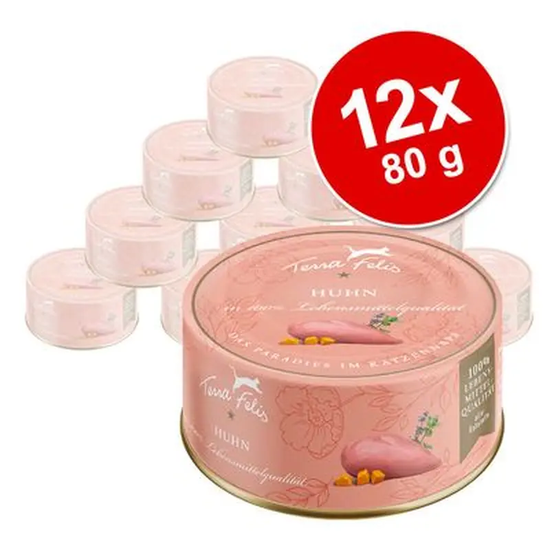 Terra Felis Complete 12 x 80 g - Rabbit