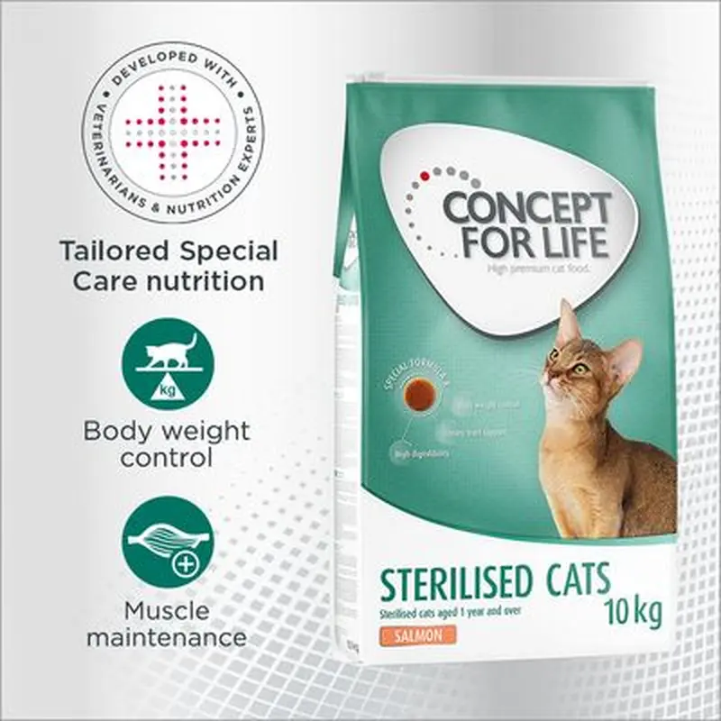 Concept for Life Sterilised Cats - Salmon - 3kg