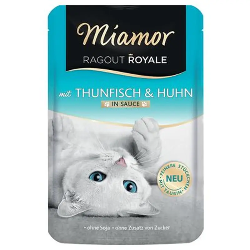 Miamor Ragout Royale in Gravy 22 x 100g - Tuna & Chicken