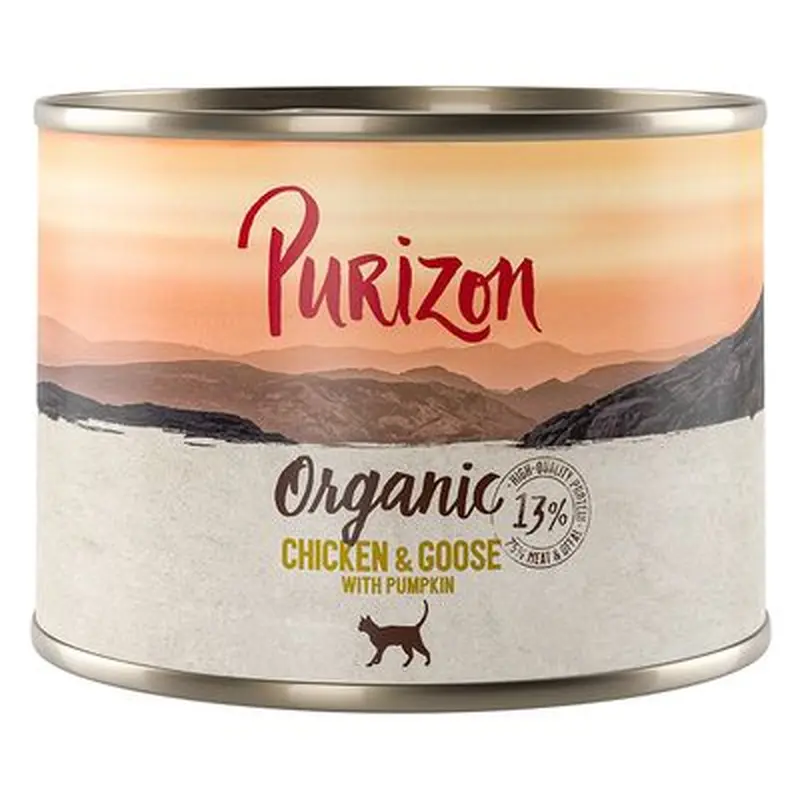 Purizon Organic 6 x 200g - Duck & Chicken with Courgette