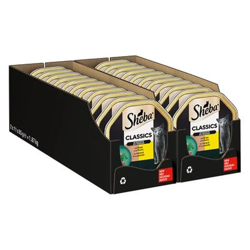 Sheba Varieties Saver Pack 44 x 85g - Finesse Mousse Chicken