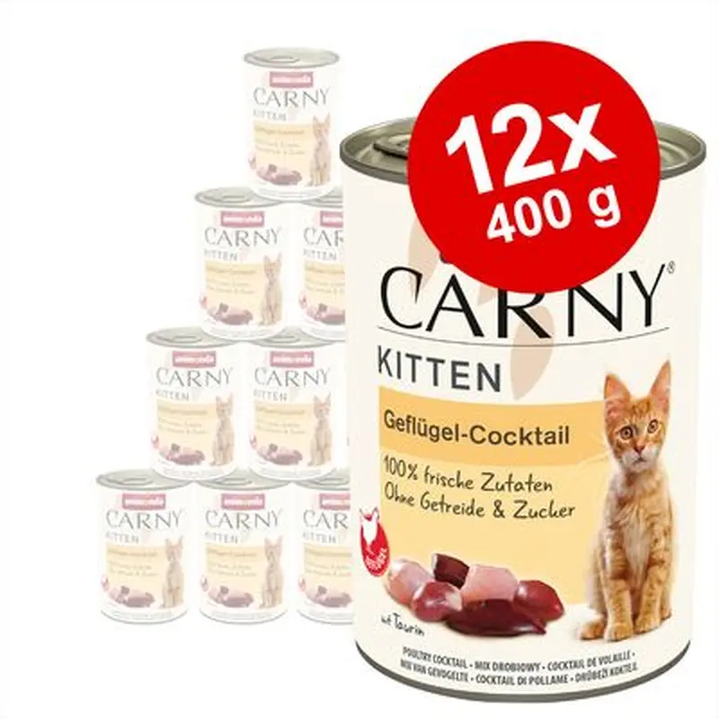 animonda Carny Kitten 12 x 400g - Beef, Chicken & Rabbit
