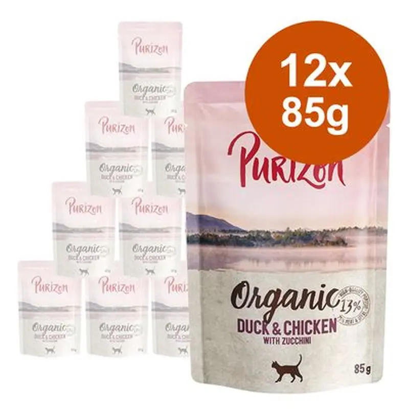 Purizon Organic Saver Pack 12 x 85g - Chicken and goose squash