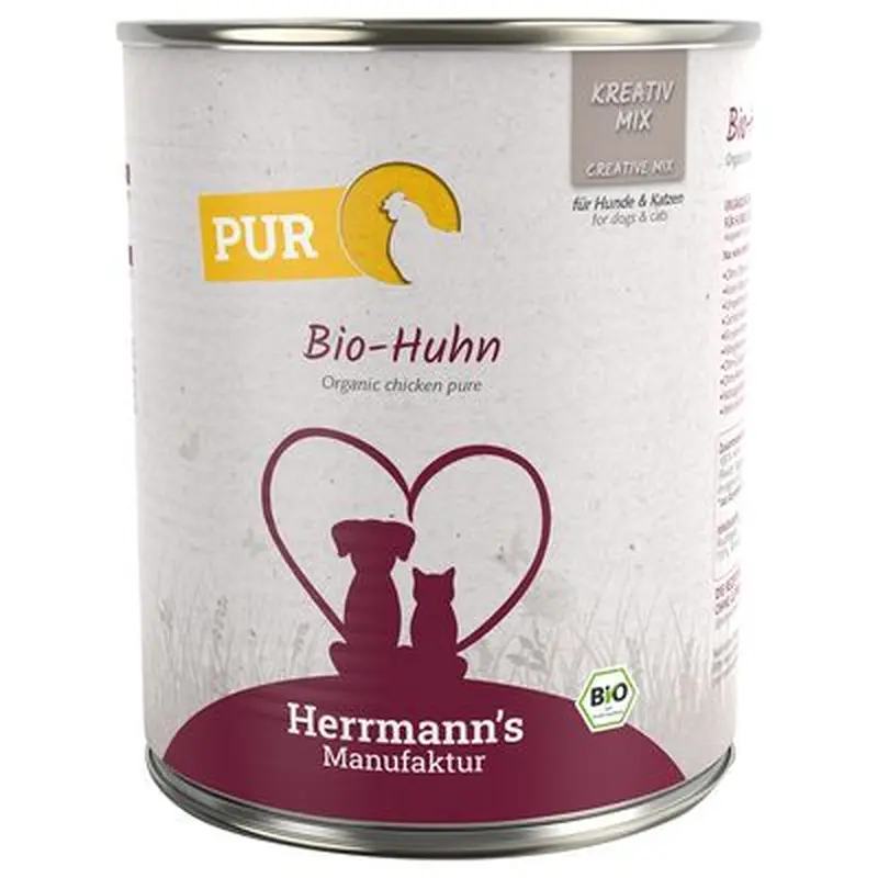 Herrmann's Pure Meat / Organic Pure Meat 6 x 800g - Organic Turkey