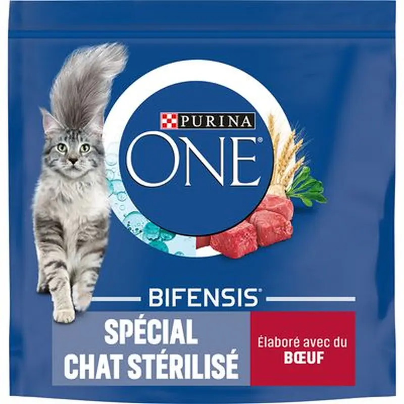 PURINA ONE Cat Sterilized beef, wheat - 6 kg