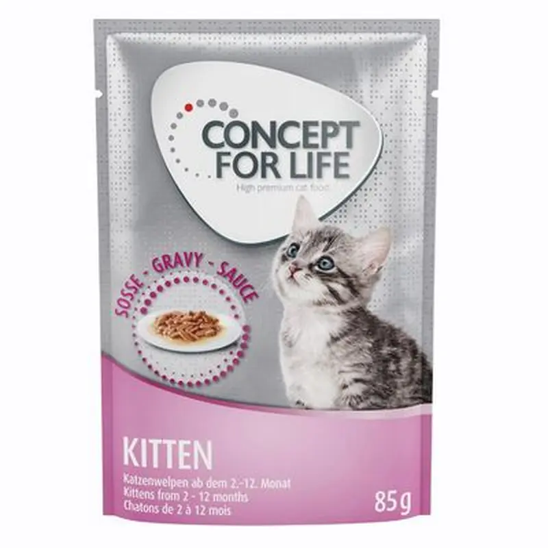 Concept for Life Kitten  in Gravy - 48 x 85g