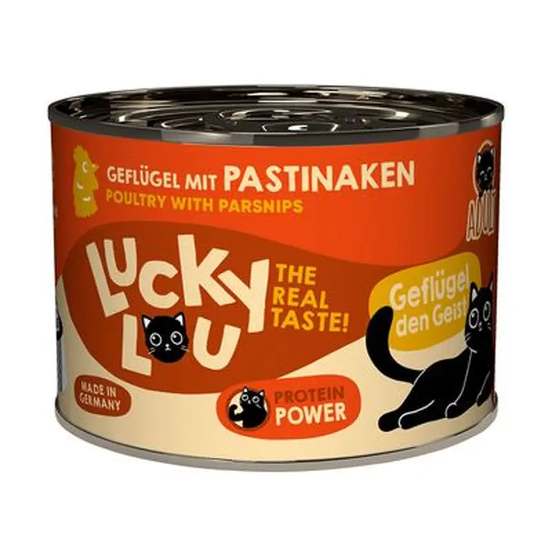 Lucky Lou Lifestages Adult 6 x 200g - Poultry & Salmon