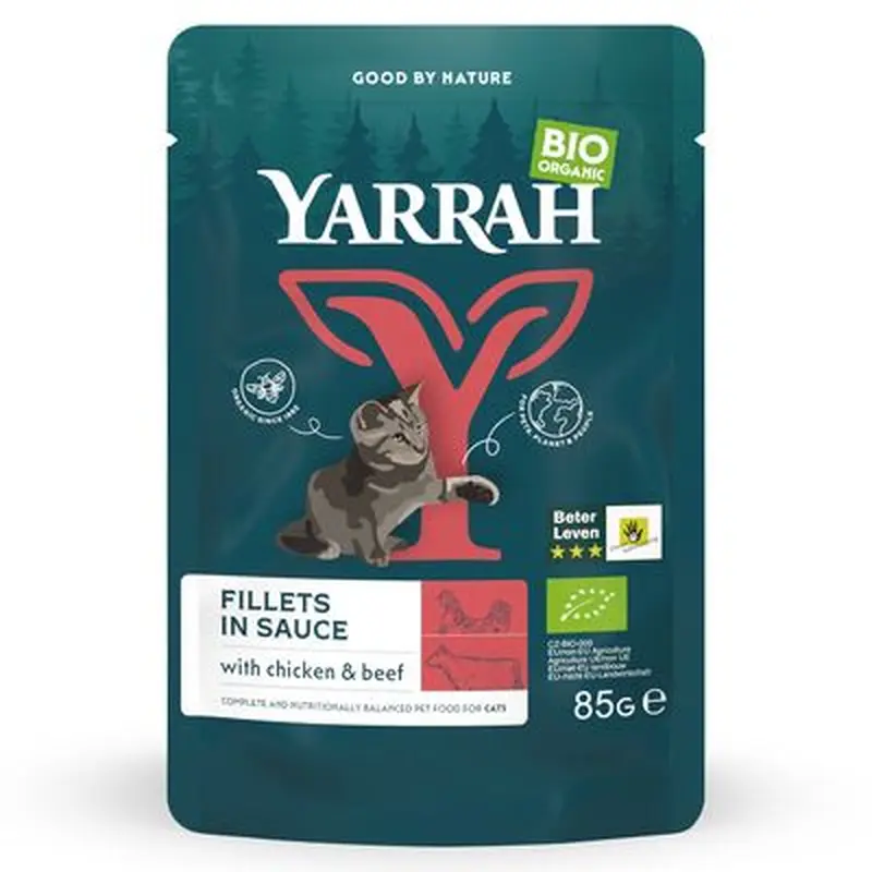 Yarrah Organic Fillets in Sauce Saver Pack 28 x 85g - Organic Turkey