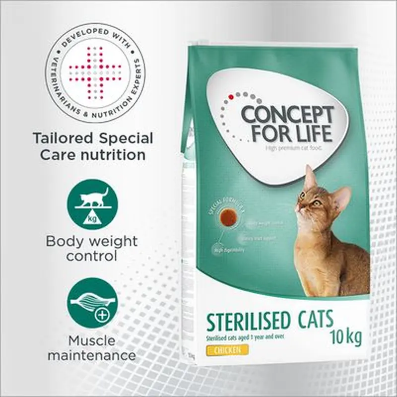 Concept for Life Sterilised Cats - Chicken - 10kg