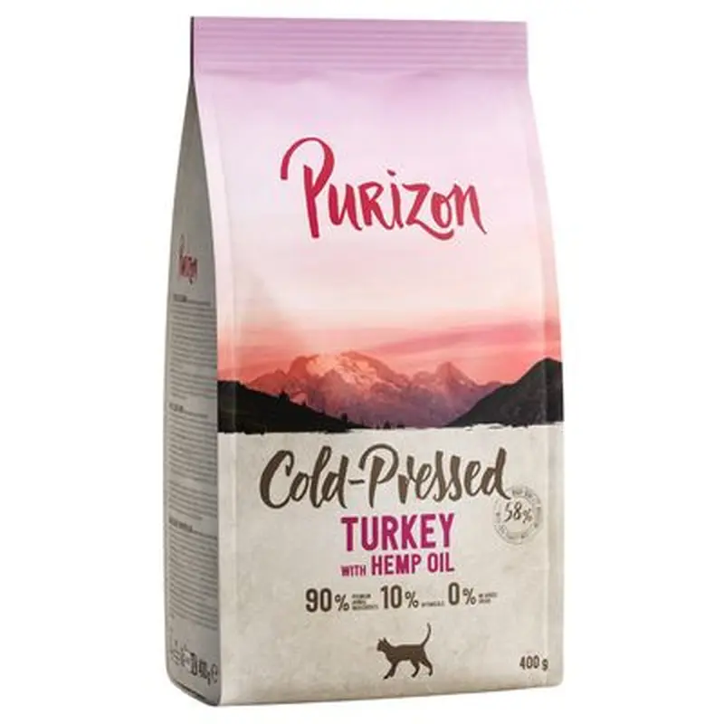 Purizon Cold-Pressed Turkey with Hemp Oil - 2.5kg