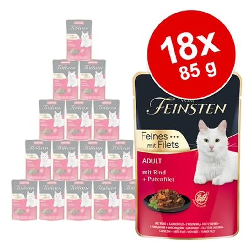 animonda vom Feinsten Adult 18 x 85g - Rabbit & Chicken Fillet