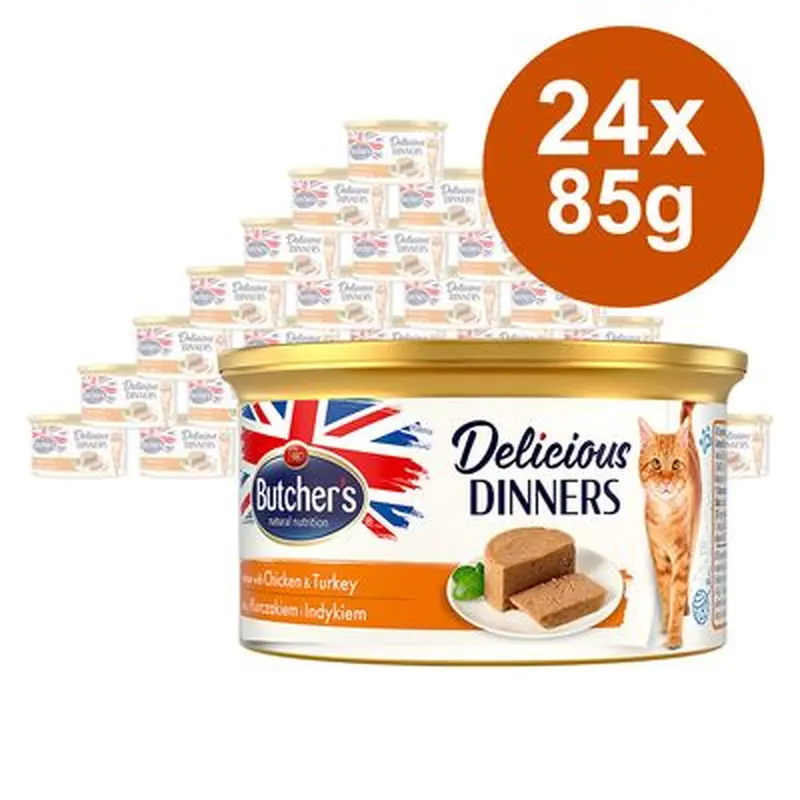 Butcher's Delicious Dinners 24 x 85g - Beef & Liver