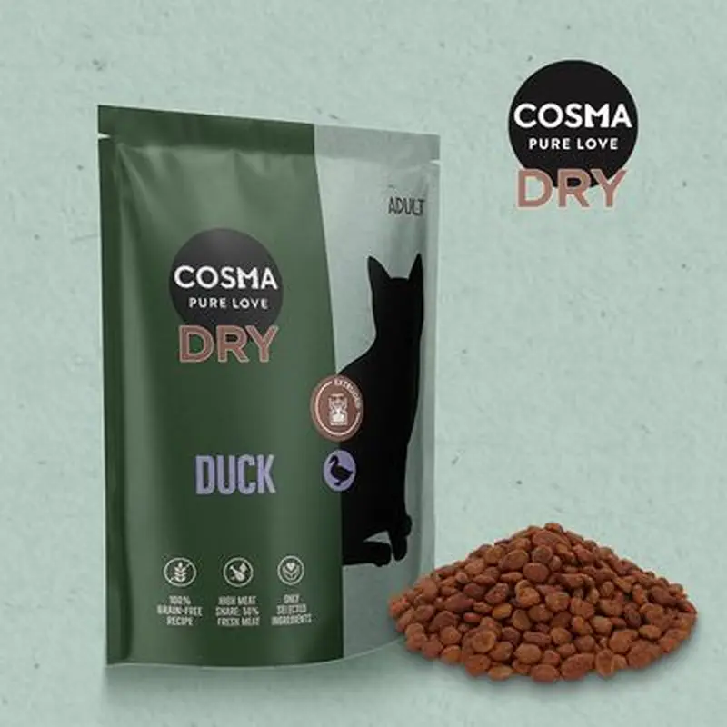 Cosma Extruded Duck Dry Food - 400g