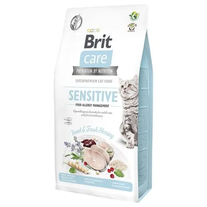 Brit Care Cat Grain-Free Insect Food Allergy Management - 7 kg