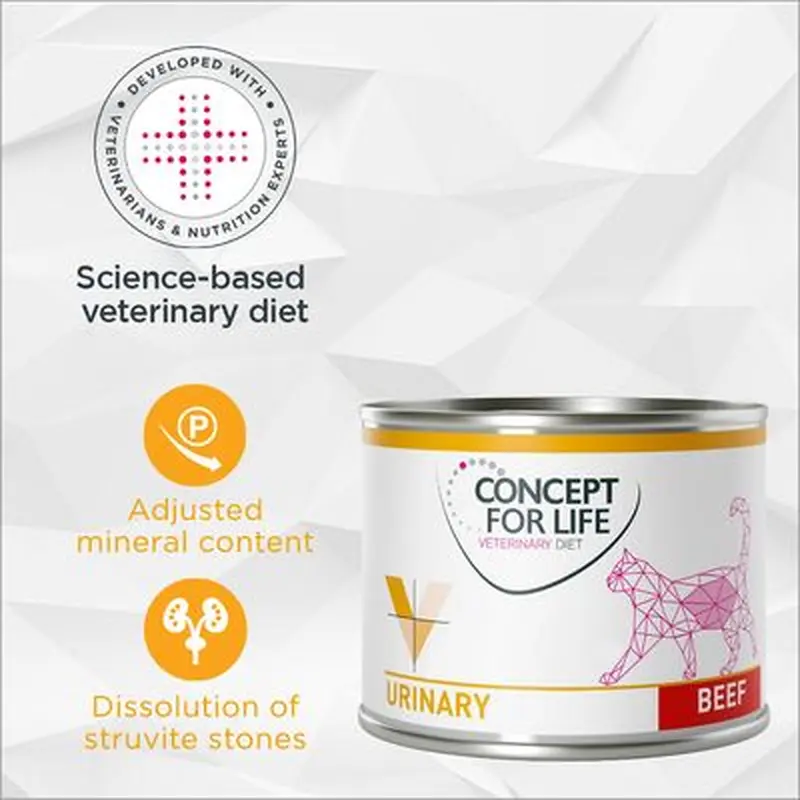 Concept for Life Veterinary Diet Urinary - Beef - 24 x 200g