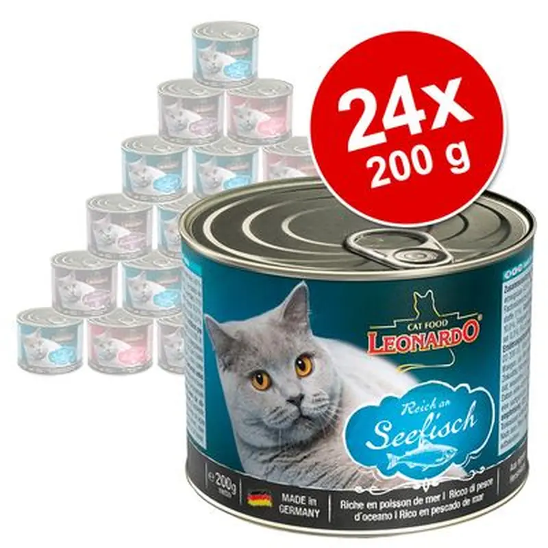 Leonardo All Meat 24 x 200 g - Rich in liver