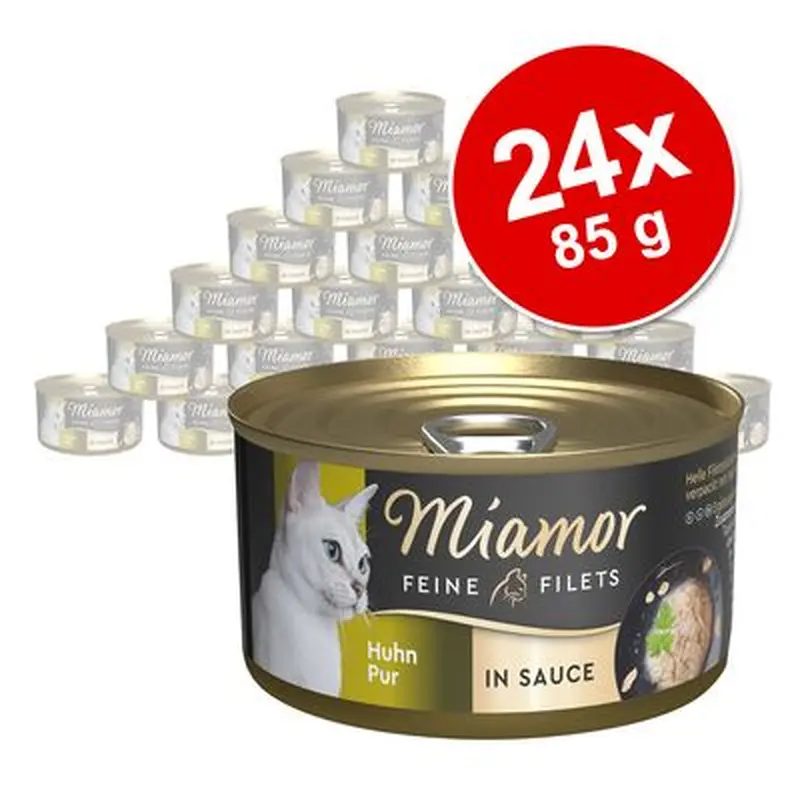 Miamor Fine Fillets in Sauce 24 x 85 g - Pure tuna